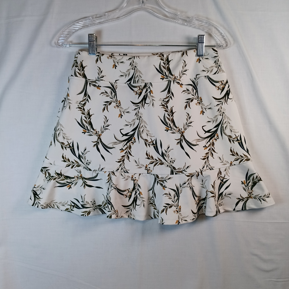 Tommy Bahama Floral Print Ruffle Hem Skort Size S